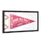 American Art Decor Grand Ole Opry Printed Linen Pennant in Shadowbox Frame - 10" H x 20" L